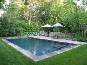 Inground Pool Landscaping Ideas With Natural Elements Interior