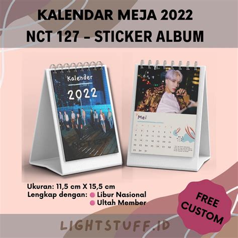 Jual Kalender Meja Kalender Duduk 2022 Kpop Nct127 Shopee Indonesia