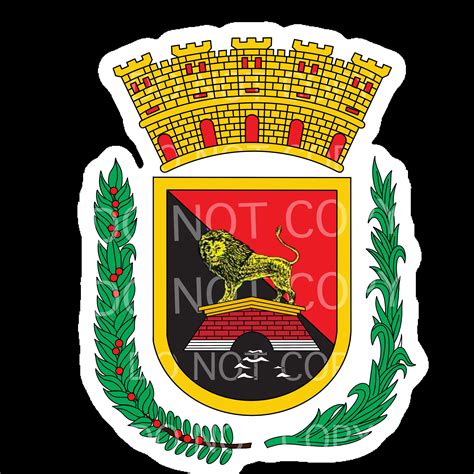 Diseño Del Escudo De La Ciudad De Ponce Puerto Rico Png Etsy