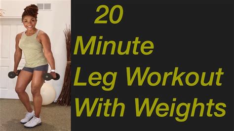 20 Minute Leg Workout YouTube