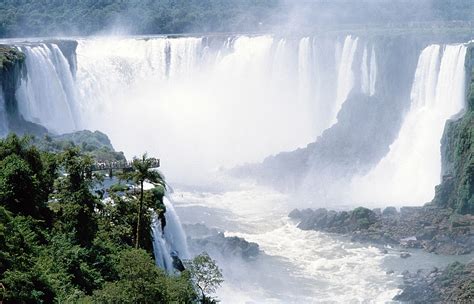 Wasserfälle Von Iguacu Paraguaybrasilien Di Reinhard Jahn Mannheim
