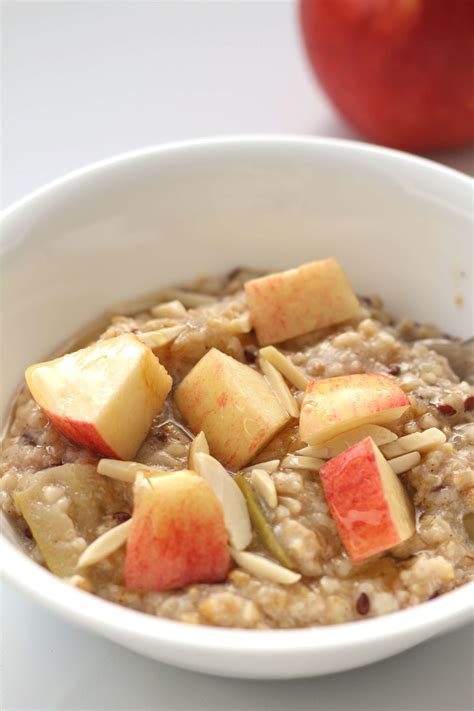 Pour 1/3 cup water into the instant pot, then put in the apples. Instant Pot Apple Cinnamon Oatmeal | Recipe in 2020 (With ...