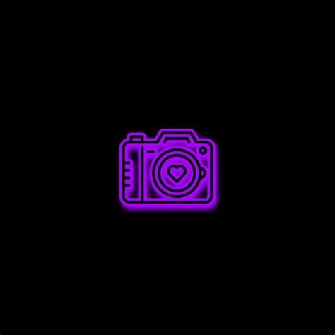 Camera Logo Aesthetic Purple Camera Icon Aesthetic Get Colorful
