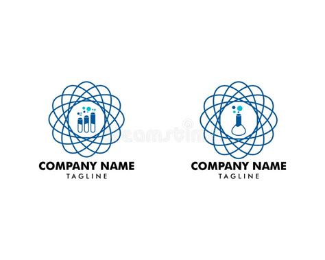 Laboratorium Logo Template Stock Vector Illustration Of Laboratorium