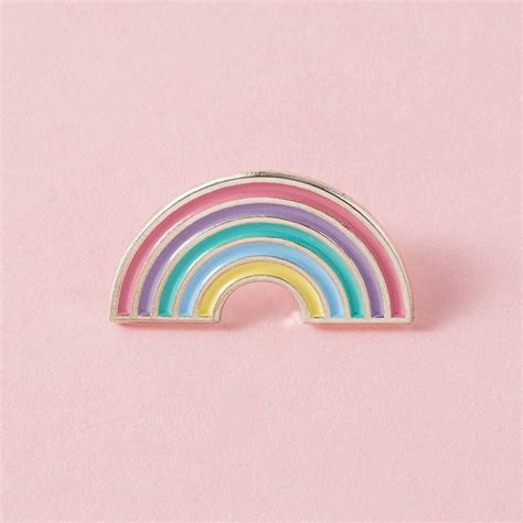 Pastel Rainbow Enamel Pin Punky Pins Punkypins