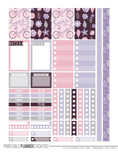 The Ultimate List For Beautiful Free Printable Planner Stickers