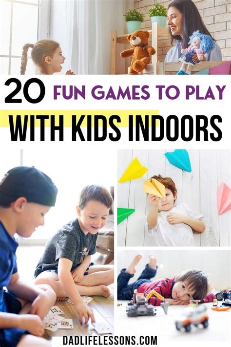 20 Fun Games To Play With Kids Indoors Dad Life Lessons
