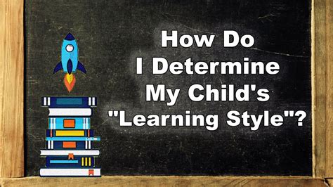 How Do I Determine My Childs Learning Style Youtube
