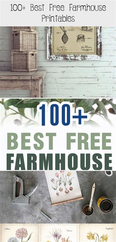 100+ Best Free Farmhouse Printables