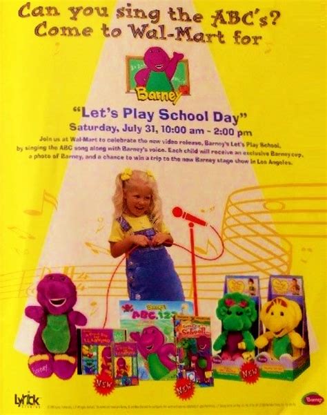 Barney Lets Play School Day Promo Ad By Bestbarneyfan On Deviantart