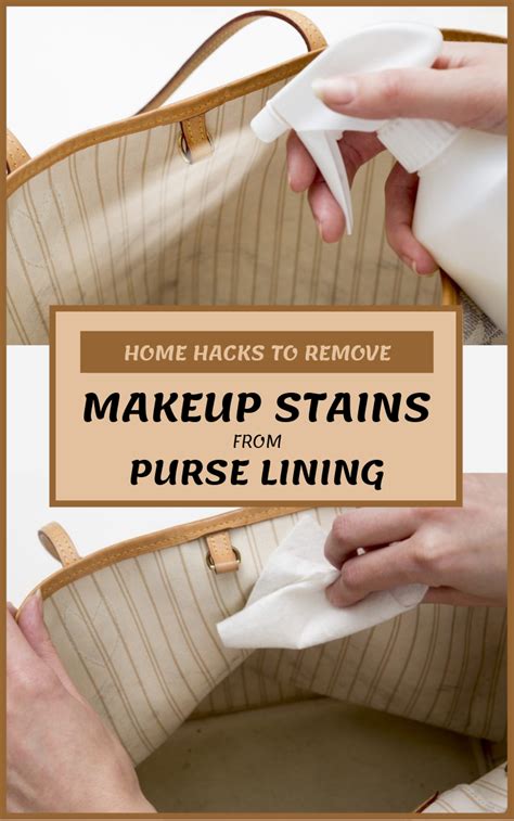 Home Hacks To Remove Makeup Stains From Purse Lining Remove Makeup