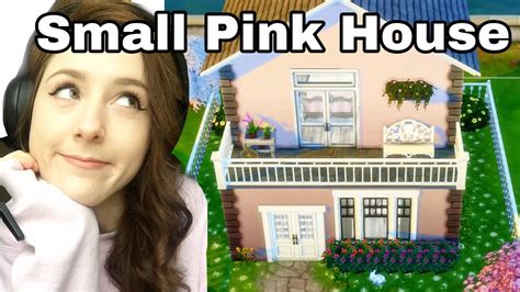 Tiny Pink House Build The Sims 4 Speed Build Building A Very Girly