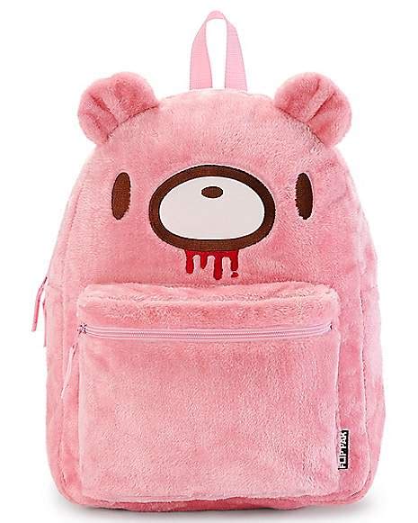 Flip Pak Pink Gloomy Bear Reversible Backpack Spencers