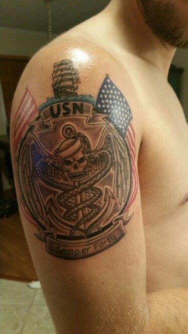 Navy Corpsman Arm Tattoo Army Tattoos Military Tattoos Dad Tattoos Body Art Tattoos Cool