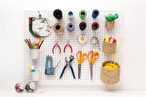 Pegboards Trend Offers Visually Pleasing Creative Wall Storage