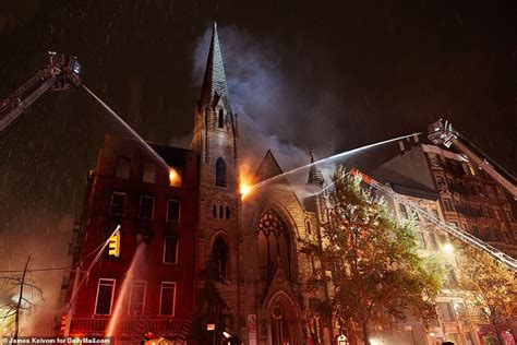 Huge Fire Erupts In Manhattan Gutting Historic Church Built In 1891