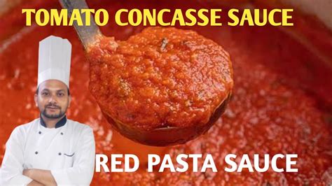 Tomato Concasse Sauce Red Pasta Sauce How To Make Tomato Concasse Arrabita Sauce Youtube