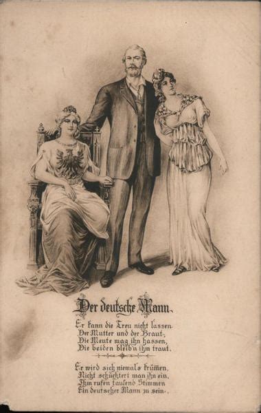 the german man threesomes postcard