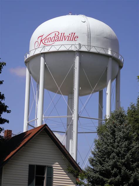 Water Tower Kendallville In Water Tower Indiana Tower