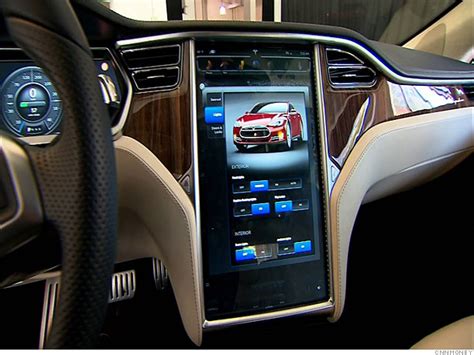Inside The Tesla Model S Rich Interior 4 Cnnmoney