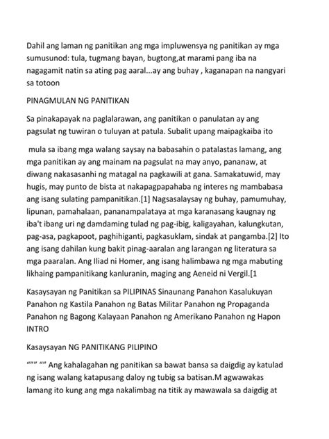 Panitikang Pilipino Philippin News Collections