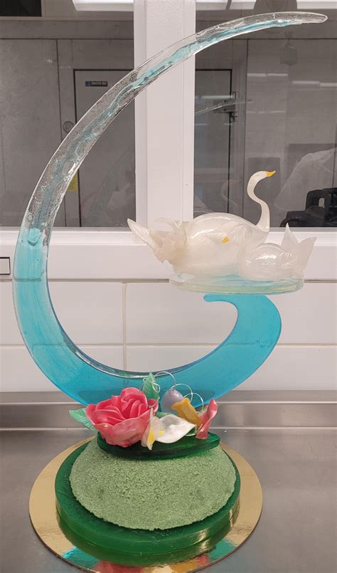 As Promised Here Is My Completed Sugar Showpiece For Pastry Class