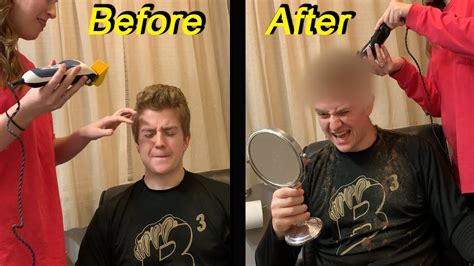 I Let My Girlfriend Cut My Hair Challenge In Quarantine Gone Wrong Youtube