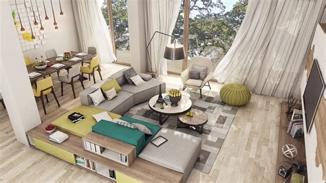2 Luxury Apartment Designs For Young Couples