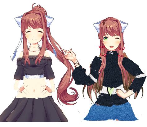 I Made Monika Some New Outfits Ddlc By Loganzside On Deviantart