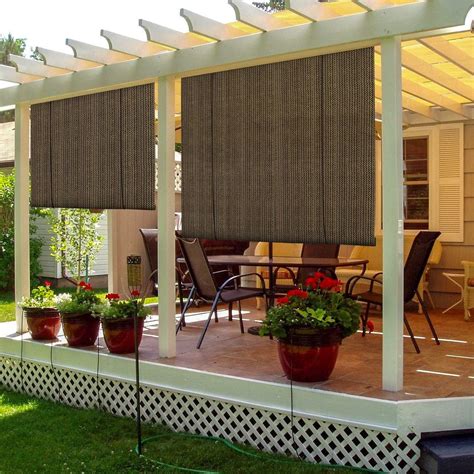 Tang Exterior Roller Shade Blinds Roll Up Shade Privacy