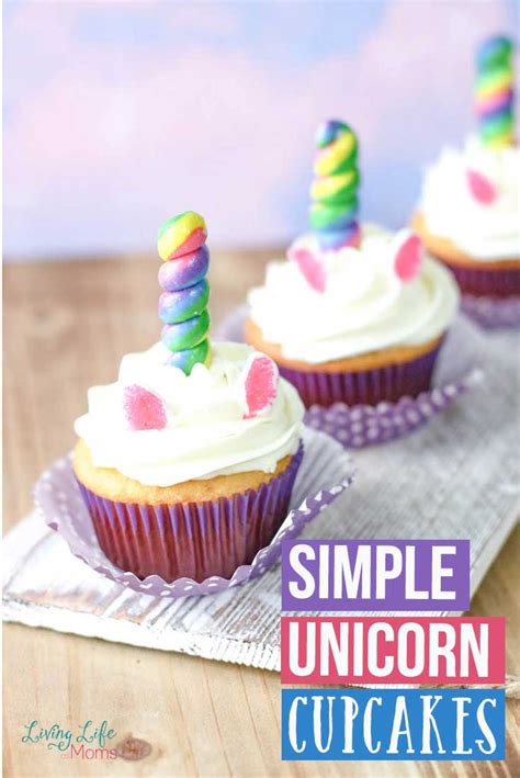 Simple Unicorn Cupcakes Recipe Fun Desserts Unicorn Cupcakes
