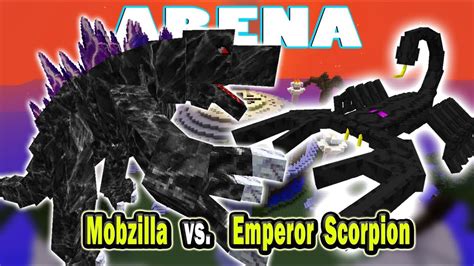 Minecraft Arena Battle Mobzilla Vs Emperor Scorpion Boss Youtube