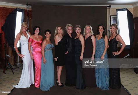 Wives And Partners Of The European Ryder Cup Team Members Alison