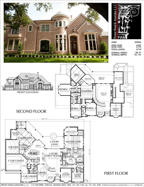 Two Story House Plan D5193 House Blueprints Dream House Plans House