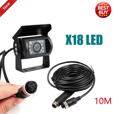 10m 4 Pin Extension Cableccd Reverse Rear View Camera Kit For Truck