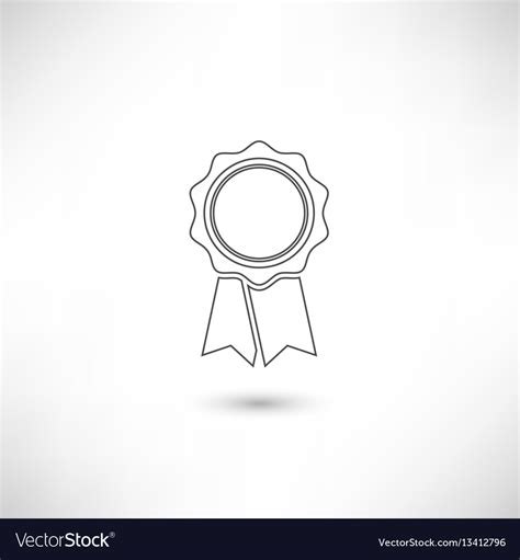 Badge Outline Royalty Free Vector Image Vectorstock