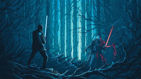 Wallpaper Illustration Star Wars Artwork Movies Blue