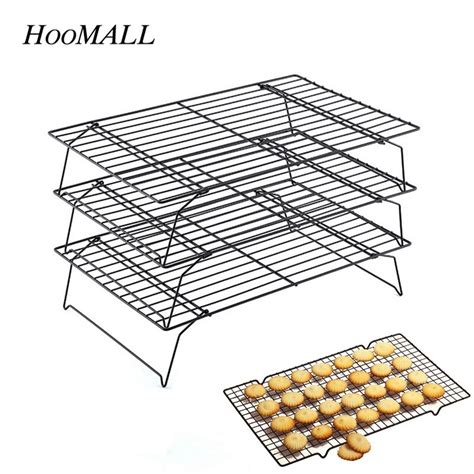 Hoomall Layer Stainless Steel Nonstick Cooling Rack Baking Cake