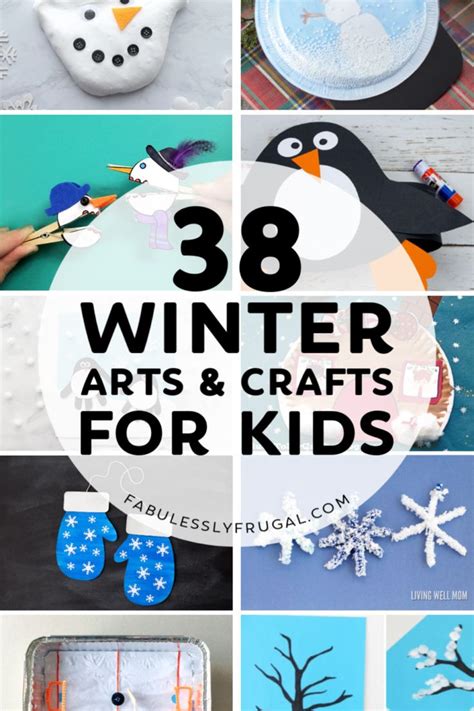 38 Diy Winter Crafts For Kids Winter Arts And Crafts Fabulessly