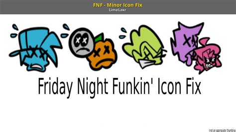 Fnf Minor Icon Fix Friday Night Funkin Mods