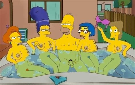 Luann Van Houten And Homer Simpson Naked Milf Nude Your Cartoon Porn