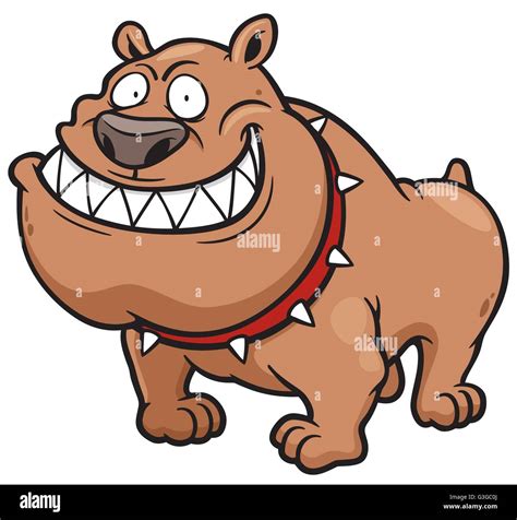 Vector Illustration Of Angry Dog Cartoon Stock Vector Art
