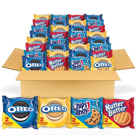 Oreo Original Oreo Golden Chips Ahoy And Nutter Butter Cookie Snacks