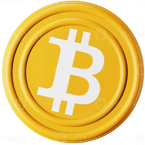 Bitcoin Btc 3d Rendering Isometric Icon 13363942 Png