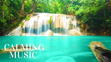 Relaxing Music And Calming 4k Waterfall Nature Sleep Relaxation