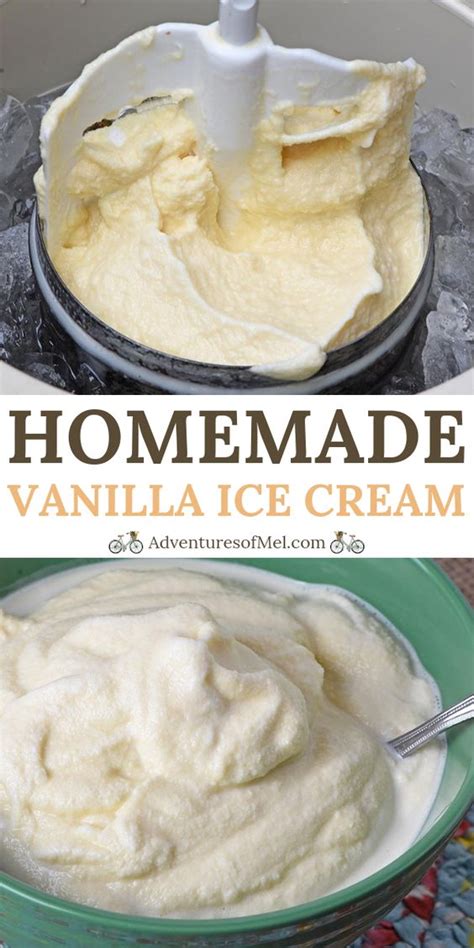 Summer is ice cream time. OLD FASHIONED HOMEMADE VANILLA ICE CREAM - INSPIRED RECIPE