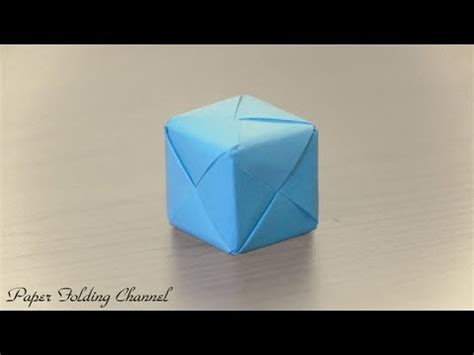How to make filled and glazed donuts 🍩. Origami 3D Cube - YouTube