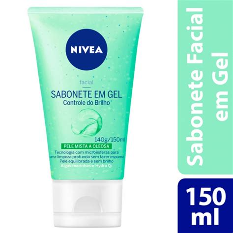 Nivea Facial Sabonete Gel Controle Do Brilho Para Pele Mista A Ol