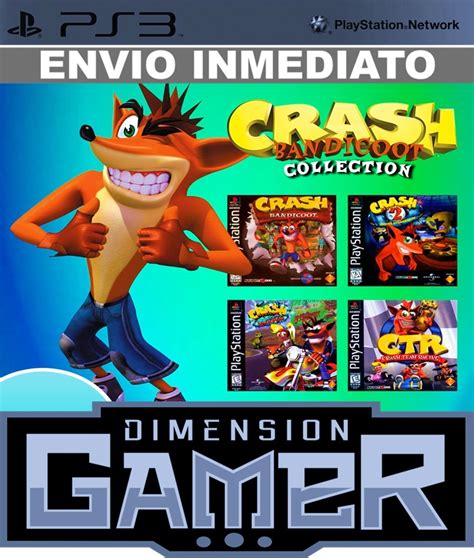 Crash Bandicoot 1 2 3 Y Crash Team Racing Ps3 Digital 18000 En