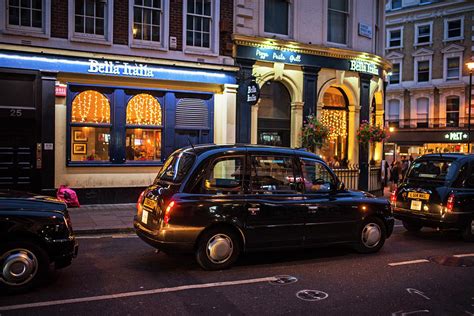 London Taxis At Night London Uk United Kingdom Photograph By Toby Mcguire